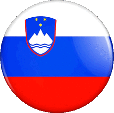 Drapeaux Europe Slovénie Rond 