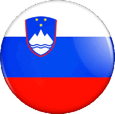Flags Europe Slovenia Round 