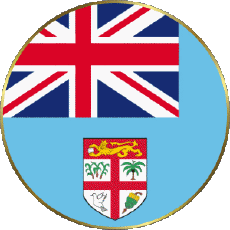 Flags Oceania Fiji Round 