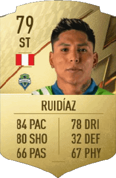 Sport F I F A - Karten Spieler Peru Raúl Ruidíaz 