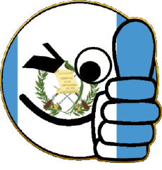 Drapeaux Amériques Guatemala Smiley - OK 