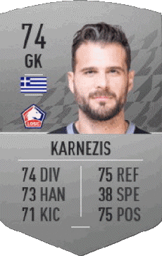 Multimedia Vídeo Juegos F I F A - Jugadores  cartas Grecia Orestis Karnezis 