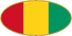 Flags Africa Guinea Oval 01 