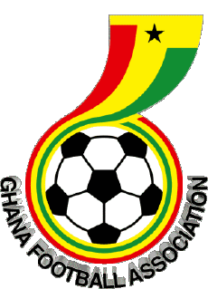 Logo-Sportivo Calcio Squadra nazionale  -  Federazione Africa Ghana Logo