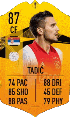 Multi Média Jeux Vidéo F I F A - Joueurs Cartes Serbie Dusan Tadic 
