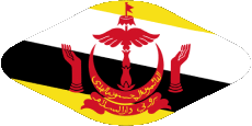 Drapeaux Asie Brunei Divers 