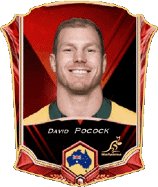 Sports Rugby - Joueurs Australie David Pocock 