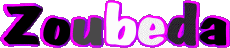 Prénoms FEMININ - Maghreb Musulman Z Zoubeda 