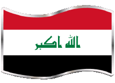 Fahnen Asien Irak Rechteck 