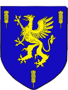 Blasone-Bandiere Francia Dipartimenti - Città 15 MASSIAC Blasone