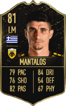 Multi Média Jeux Vidéo F I F A - Joueurs Cartes Grèce Petros Mantalos 