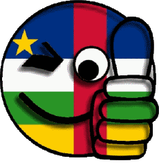 Banderas África Centrafrique Smiley - OK 