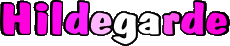 Nombre FEMENINO - Francia H Hildegarde 
