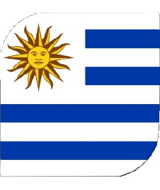 Fahnen Amerika Uruguay Platz 