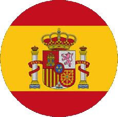Bandiere Europa Spagna Tondo 