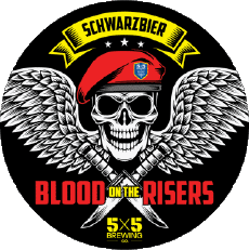 Schwarzbier blood on the risers-Drinks Beers USA 5X5 Brewing CO Schwarzbier blood on the risers