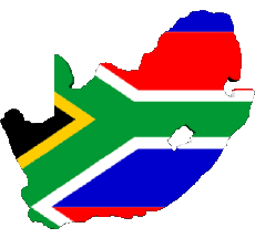 Fahnen Afrika Südafrika Verschiedene 