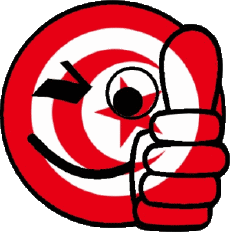Bandiere Africa Tunisia Faccina - OK 