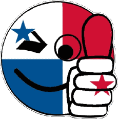 Banderas América Panamá Smiley - OK 