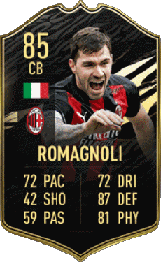 Multimedia Vídeo Juegos F I F A - Jugadores  cartas Italia Alessio Romagnoli 