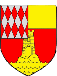 Blasone-Bandiere Francia Dipartimenti - Città 06 ROQUEBRUNE CAP MARTIN Blasone