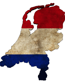 Bandiere Europa Paesi Bassi Carta Geografica 