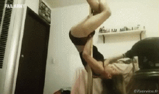 Humour - Fun PERSONNAGES Pole Dance Gamelle Fail 