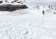Humor -  Fun Sports SnowBoard Free Style Gamelle Fail 
