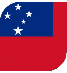 Banderas Oceanía Samoa Plaza 