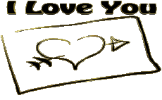 Messages Anglais I Love You Coeur 