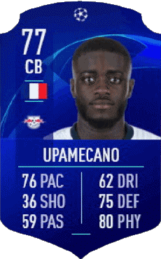 Multimedia Vídeo Juegos F I F A - Jugadores  cartas Francia Dayot Upamecano 