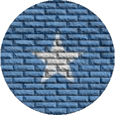 Flags Africa Somalia Rond 