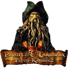 Multi Média Cinéma International Pirates des Caraïbes Le Secret du coffre maudit Logo Allemand 