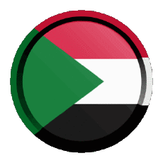 Drapeaux Afrique Soudan Rond - Anneaux 