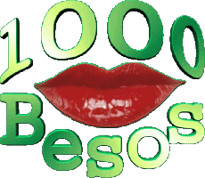 Mensajes Español Besos 1000 