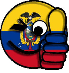 Banderas América Colombia Smiley - OK 