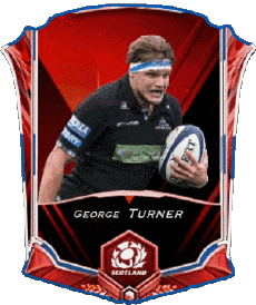 Sport Rugby - Spieler Schottland George Turner 