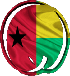 Banderas África Guinea Bissau Forma 02 