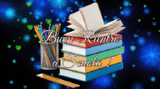 Messages Italian Buon Rientro a Scuola Animated Background 008 