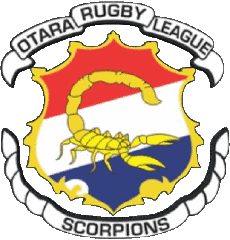 Deportes Rugby - Clubes Mundo - Logotipo Nueva Zelanda O OTARA SCORPIONS 