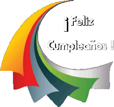 Messages Espagnol Feliz Cumpleaños Abstracto - Geométrico 019 
