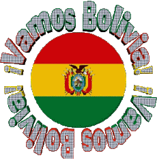 Messages Espagnol Vamos Bolivia Bandera 