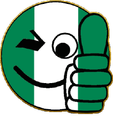 Banderas África Nigeria Smiley - OK 