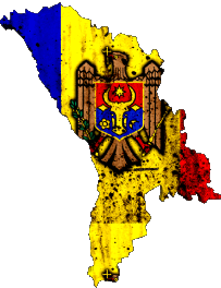 Banderas Europa Moldavia Mapa 