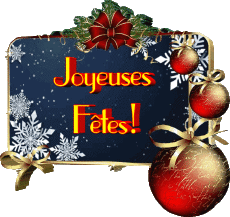 Messages French Joyeuses Fêtes (Noël) Serie 11 