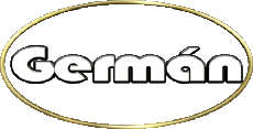 Nome MASCHIO - Spagna G Germán 
