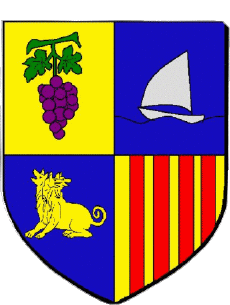 Blason-Drapeaux France Départements - Villes 66 CERBERE Blason