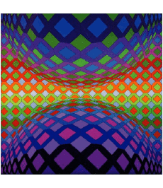 Humor - Fun Pintor de artistas Victor Vasarely 