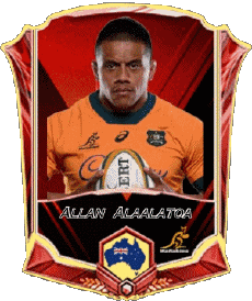 Sport Rugby - Spieler Australien Team 2025 Allan Alaalatoa 