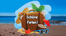 Nachrichten Deutsche Schöne Ferien Animierter Hintergrund 003 